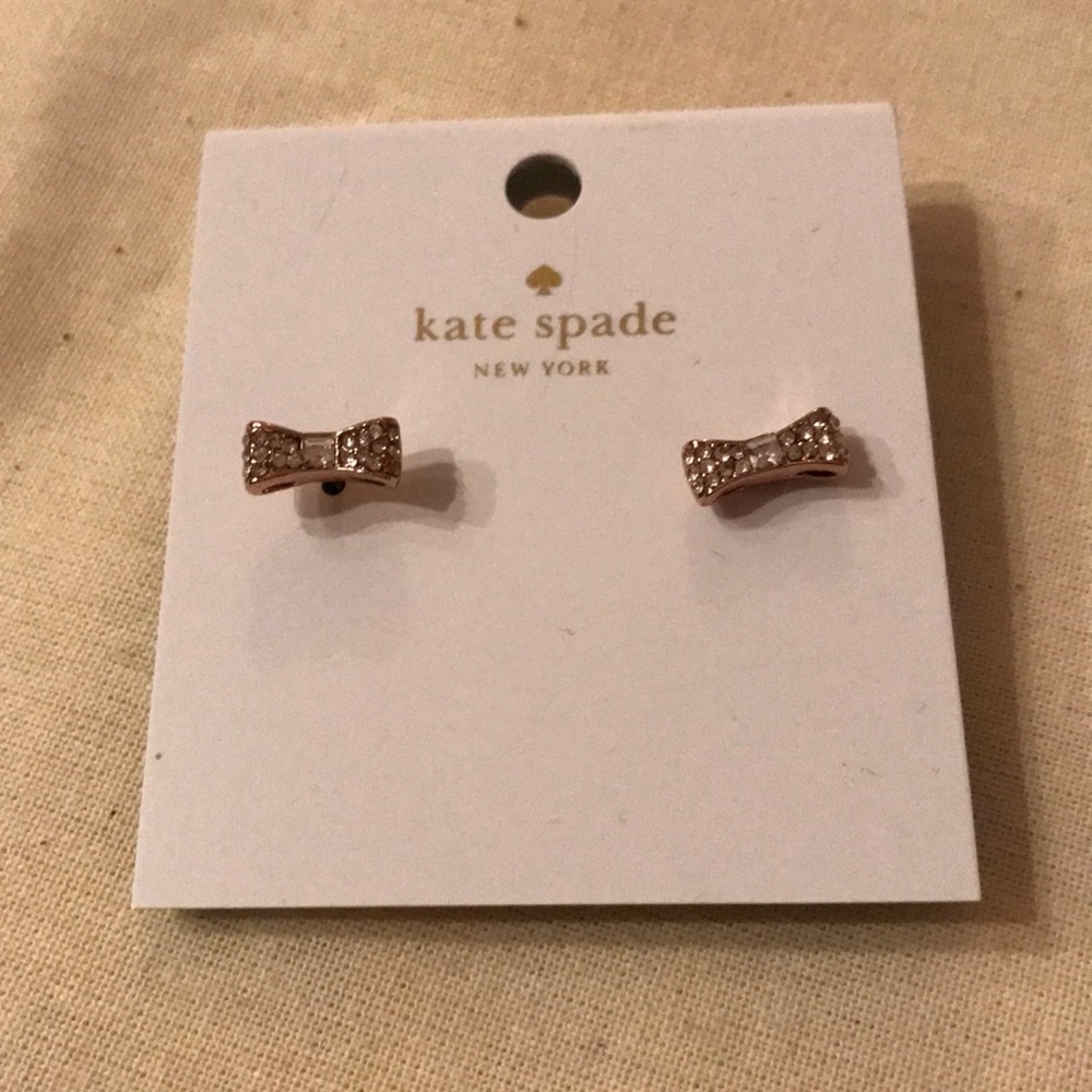 NWT Kate Spade Ready Set Bow Earrings